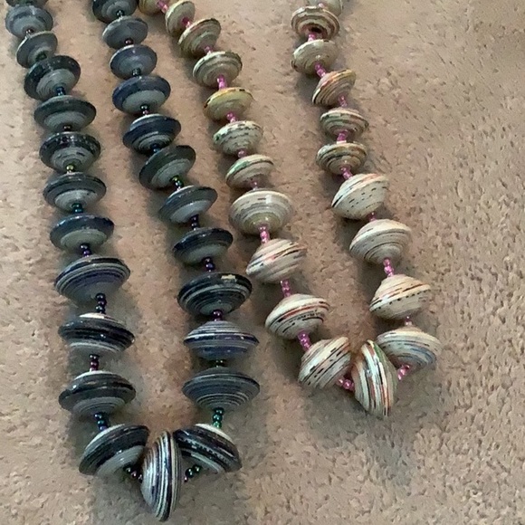 Beads for Life 20” large toggle necklaces UGANDA Africa beautiful - Picture 3 of 6